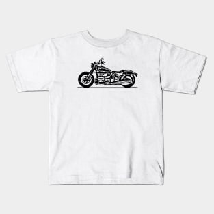 R18 Bike First Generation Sketch Art Kids T-Shirt